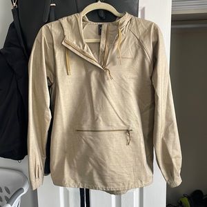 REI Cooperative 1/4 zip with hood